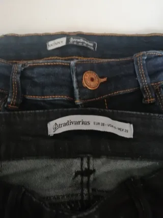 Lote 3 Pantalones Pitillo Stradivarius