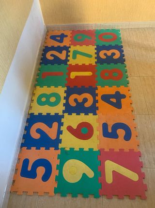 Alfombra puzzle números 0-9