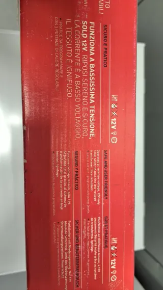 Lenzuolo Scaldaletto 188x165 cm NUOVO