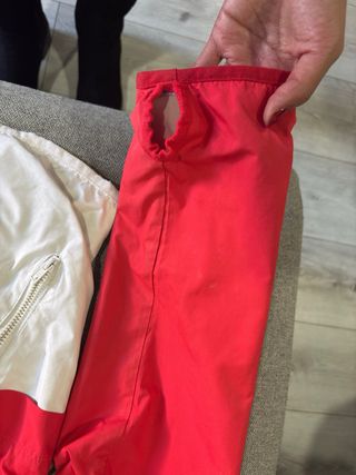 Cortavientos Nike Rojo y Blanco