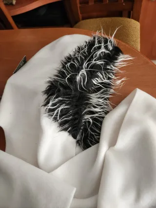 Gorro con pelo  y bufanda