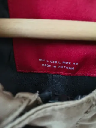 Chaqueta Zara Beige Talla M