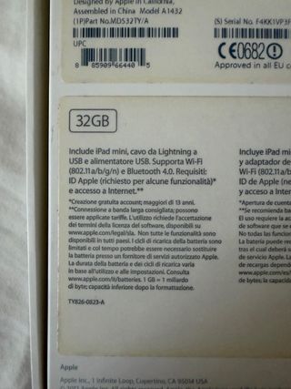 iPad mini 32GB Blanco y Plata