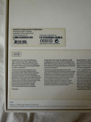 iPad mini 32GB Blanco y Plata