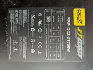 Alimentatore modulare OCZ ZT 750W 80+ Bronze