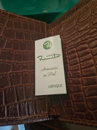 Cartera Piel Ramito Ubrique Marrón