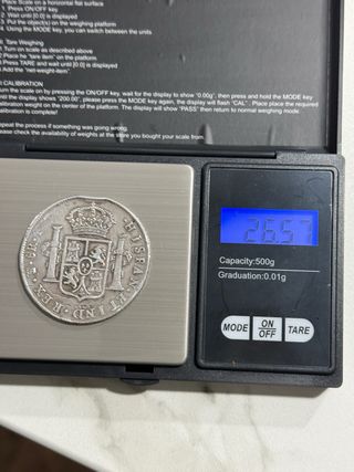 8 Reales Carlos III 1787 Potosí