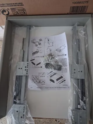 Kit Cajones AALNIC 140x500 con Guías Amortiguada