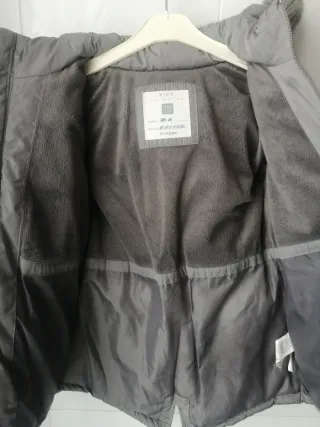 Chaquetón niña gris T. 9/10 años