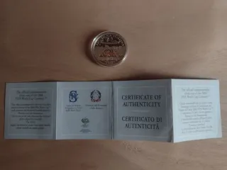 Moneda Plata 5€ Italia 2006 FIFA World Cup