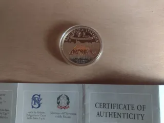 Moneda Plata 5€ Italia 2006 FIFA World Cup
