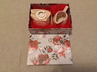 Zuccheriera e Lattiera Ceramica Decorata