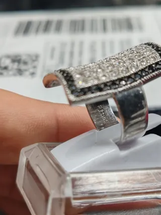 Set Gioielli Argento 925 Anello Orecchini