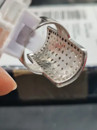 Set Gioielli Argento 925 Anello Orecchini