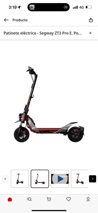 Patinete eléctrico Segway ZT3 Pro