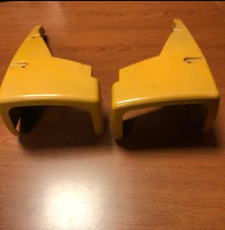 COPRIFARO CABINA CATERPILLAR GIALLO