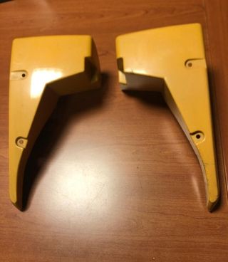 COPRIFARO CABINA CATERPILLAR GIALLO