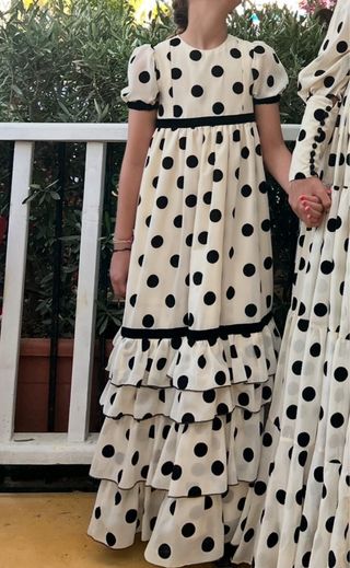 Vestido flamenca niña lunares