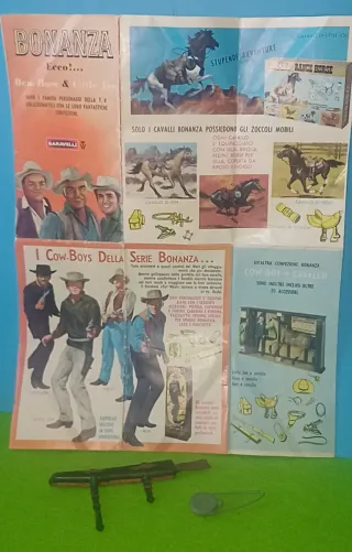 Action Figure Bonanza Little Joe 1966 e Catalogo