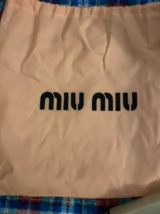 Borsa Miu Miu Beige/Oro