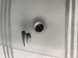 Pizarra de cristal con soportes