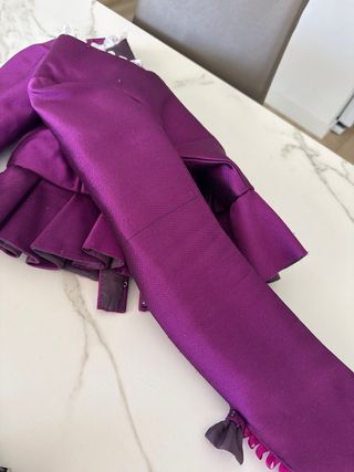 Corpiño de fallera morado