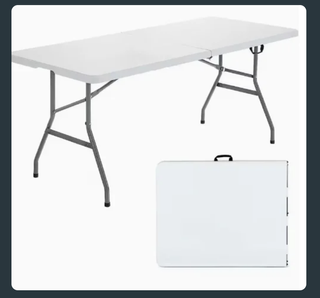 Mesa plegable 180cm blanca NUEVA