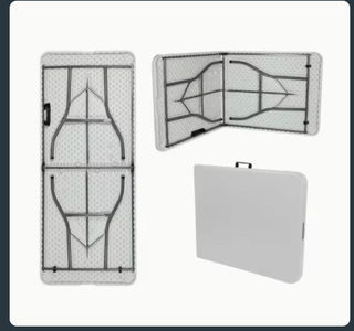 Mesa plegable 180cm blanca NUEVA