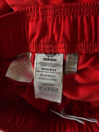 Pantalones chándal Adidas rojos