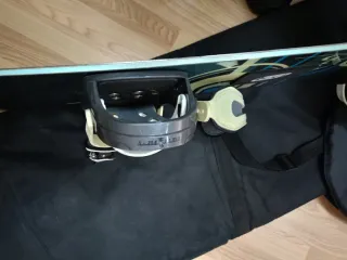 Tabla de Snowboard con Fijaciones 160x26 con funda