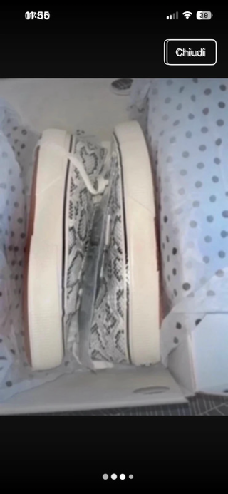 Scarpe Superga Pitonate Donna