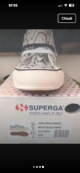 Scarpe Superga Pitonate Donna