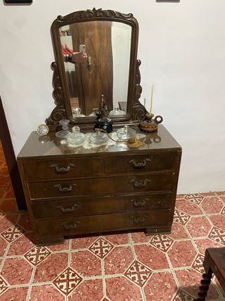 Habitación colonial madera maciza