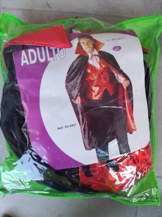 Disfraz Vampiro Adulto Talla 52 (L-XL)