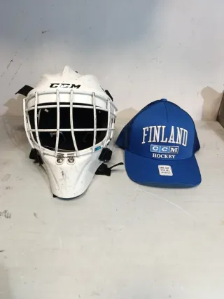 Casco de Hockey CCM 48-53cm GORRA DE REGALO