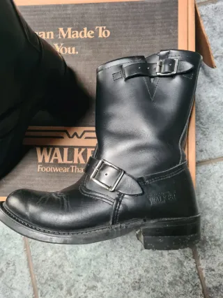 Stivali biker WALKER in vera pelle