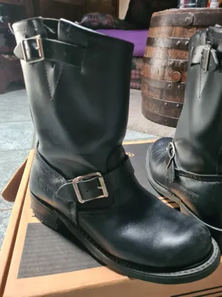 Stivali biker WALKER in vera pelle