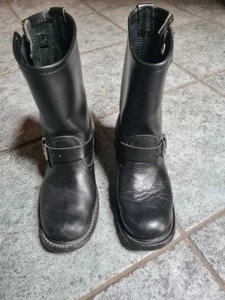 Stivali biker WALKER in vera pelle