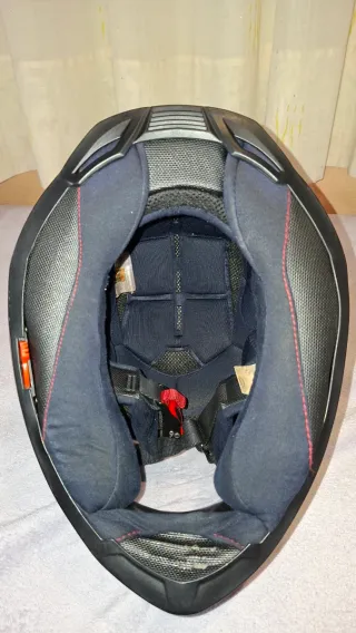 Casco de moto integral negro UNIK