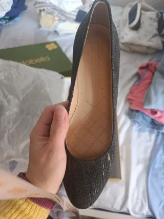 Modabella Zapatos Salón Negros Talla 38