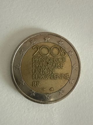 Moneda 2€ Francia 2008 Presidencia UE