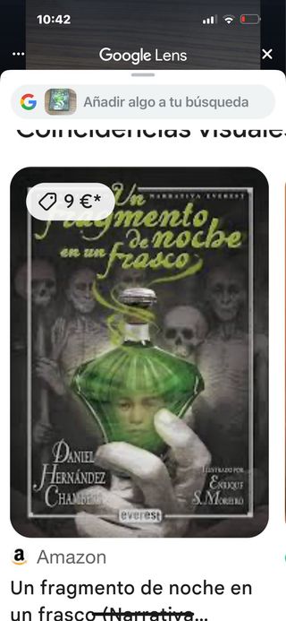 Un fragmento de noche en un frasco