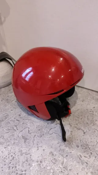 Casco y pantalón de esquí infantil