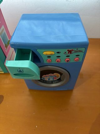 Lavadora de Juguete Azul
