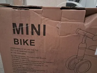 Mini bike bicicletta senza pedali nuovissima