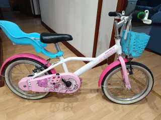 Bicicleta infantil B'TWIN 14 rosa
