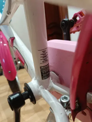 Bicicleta infantil B'TWIN 14 rosa