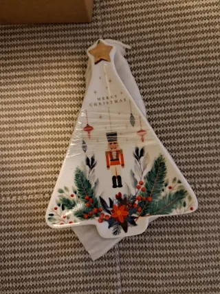 Set 2 tazzine natalizie in porcellana