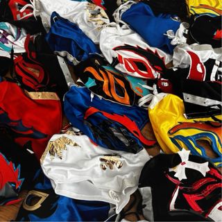 Lote 10 Máscaras Lucha Libre Mexicana Multicolor
