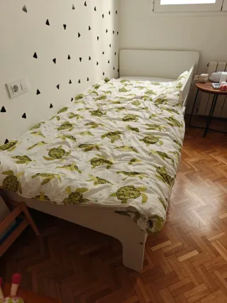 Cama infantil blanca